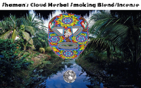 shamans cloud herbal smoking blend incense bottle gourd herbs