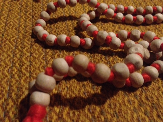 108 tulsi bead japa mala bottle gourd herbs