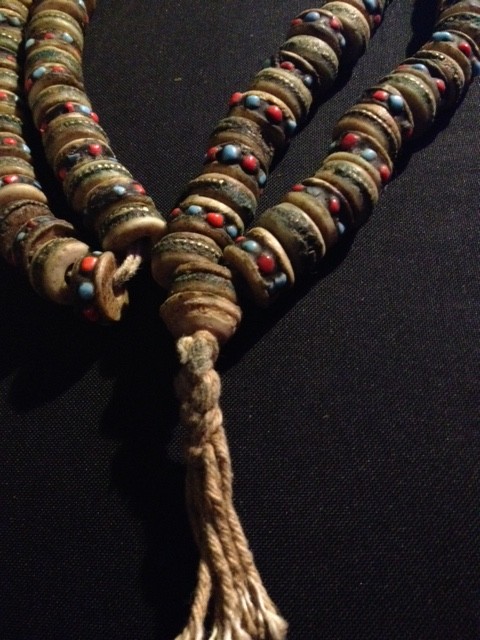 tibetan mala cord bottle gourd herbs